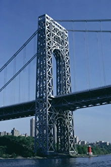 Hudson River Prints: George Washington Bridge, New York, United States of America (U