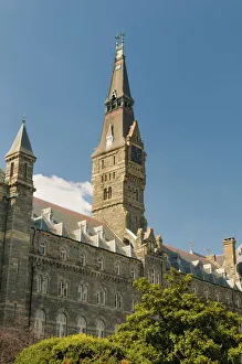 Education Prints: Georgetown University campus, Washington, D. C. United States of America, North America