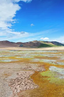 Geothermal area, Namafjall Hverir, Iceland, Polar Regions
