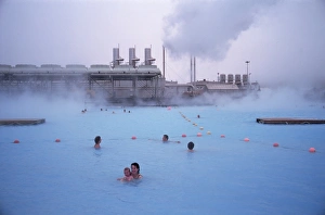Northern Europe Prints: Geothermal bathing