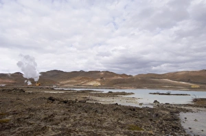 Geothermal power plant near Lake Myvatn, Reykjahlid, Iceland, Polar Regions Geothermal power plant near Lake Myvatn, Reykjahlid, Iceland, Polar Regions