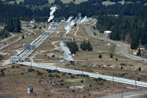 Taupo Prints: Geothermal power station near Taupo