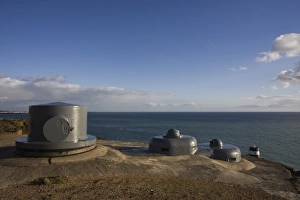 Jersey Prints: German war defences, Noirmont Point, Jersey, Channel Islands, United Kingdom, Europe