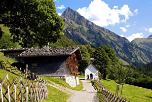 Chalet Prints: Gerstruben near Oberstdorf, Allgau, Bavaria, Germany, Europe