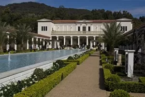 Images Dated 23rd February 2008: Getty Villa, Greco-Roman wing of the Getty Museum, building based on the Villa dei Papyri at