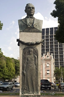Belem Prints: Getulio Vargas statue, Belem, Para, Brazil, South America