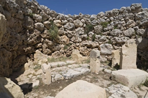 Ggantija, a prehistoric temple constructed around 3000 BC, UNESCO World Heritage Site
