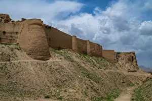 Destinations Prints: Ghazni citadel stands tall against cloudy sky