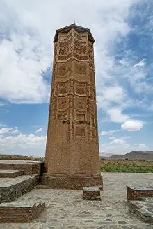 Significance Prints: Ghazni Minarets rise high in the landscape of Ghazni