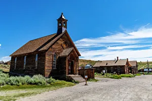 Mono County Prints: Ghost town of Bodie, Sierra Nevada mountain range