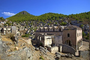 Ghost Town of Kayakoy, Anatolia, Turkey, Asia Minor, Eurasia
