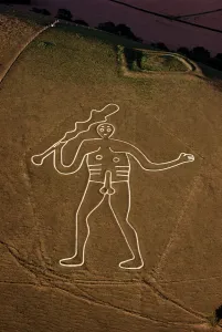 Giant Prints: Giant, Cerne Abbas, Dorset, England, United Kingdom, Europe