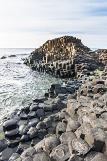 The Giants Causeway, UNESCO World Heritage Site, County Antrim, Ulster, Northern Ireland