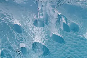 Sustainability Prints: Glacial iceberg detail from ice calved off the Sawyer Glacier in Tracy Arm