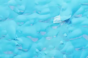 Glacial Prints: Glacial iceberg detail from ice calved off the Sawyer Glacier in Tracy Arm