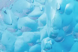 Glacial Prints: Glacial iceberg detail from ice calved off the Sawyer Glacier in Tracy Arm