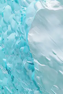 Glacial Prints: Glacial iceberg detail from ice calved off the Sawyer Glacier in Tracy Arm