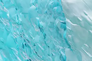 Crystal Prints: Glacial iceberg detail from ice calved off the Sawyer Glacier in Tracy Arm