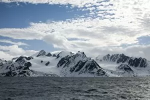Glacier and coastline Spitsbergen