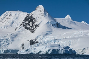 Glacier and icebergs in Cierva Cove, Antarctica, Polar Regions