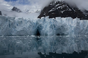 Images Dated 17th February 2009: Glacier, Paradise Bay, Antarctic Peninsula, Antarctica, Polar Regions