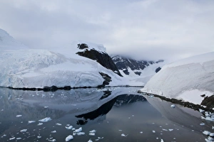 Images Dated 17th February 2009: Glacier, Paradise Bay, Antarctic Peninsula, Antarctica, Polar Regions