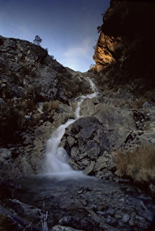 Ande Prints: Glacier water runs off the Andes in the Cordillera Blanca