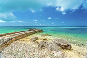 Bermuda Prints: Glass Beach, site of large quantities of sea glass