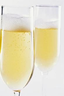 Refreshment Prints: Glasses of Champagne