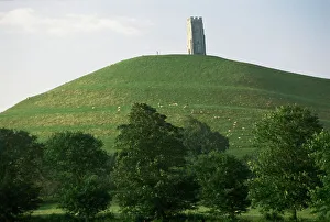 Somerset Prints: Glastonbury Tor, Somerset, England, United Kingdom, Europe