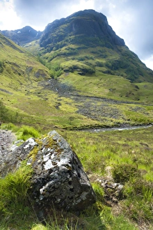 Fort William Prints: Glen Coe, south of Fort William, Scotlish Highlands, Scotland, United Kingdom, Europe