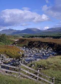 Fencing Prints: Glen Spean, Highland Region, Scotland, United Kingdom (U