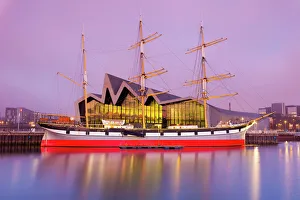 Port Prints: The Glenlee Ship and Riverside Museum, Glasgow, Scotland, United Kingdom, Europe