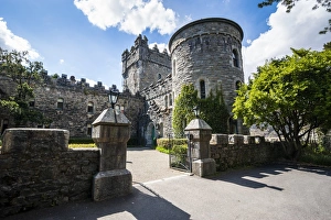 Ramparts Prints: Glenveagh castle in the Glenveagh National Park