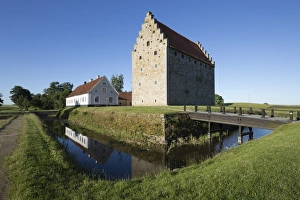Skane Prints: Glimmingehus castle, near Skillinge, Skane, South Sweden, Sweden, Scandinavia, Europe