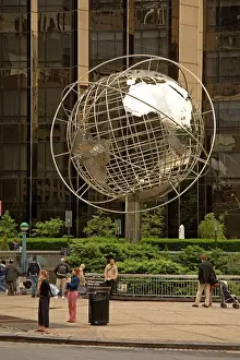 Globe Sculpture by Brandell outside Trump International Hotel
