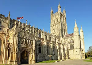 Gloucestershire Collection: Gloucester Cathedral, city centre, Gloucester, Gloucestershire, England, United Kingdom