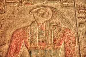 The God Horus, Bas Relief, Beit al-Wali Temple, Kalabsha, UNESCO World Heritage Site