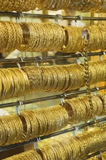 Gold bangles in the Gold Souk