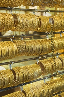 Opulence Prints: Gold bangles in the Gold Souk