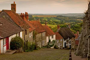 Gold Hill, Shaftesbury, Dorset, England, United Kingdom, Europe