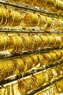 Close Up View Prints: The Gold Souk, Al Ras, Deira, Dubai, United Arab Emirates, Middle East