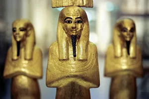 Pharaoh Prints: Gold statuettes, tomb of Tutankhamun