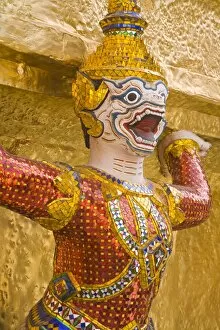 Detail of golden chedis at Royal Grand Palace, Rattanakosin District, Bangkok