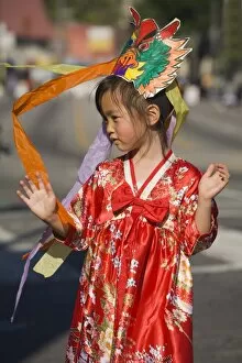 Images Dated 1st February 2009: Golden Dragon Parade, Chinese New Year Festival, Chinatown, Los Angeles