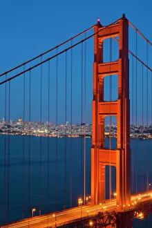 Connection Gallery: The Golden Gate Bridge, linking the city of San Francisco with Marin County