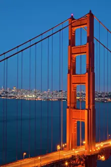 Connection Prints: The Golden Gate Bridge, linking the city of San Francisco with Marin County