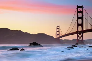 Golden Gate Bridge from Marshall Beach, San Francisco, California, United States of America