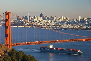 San Francisco Prints: The Golden Gate Bridge and Sand Francisco skyline