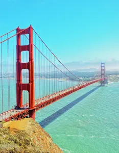 United Prints: Golden Gate Bridge spans across the water in San Francisco